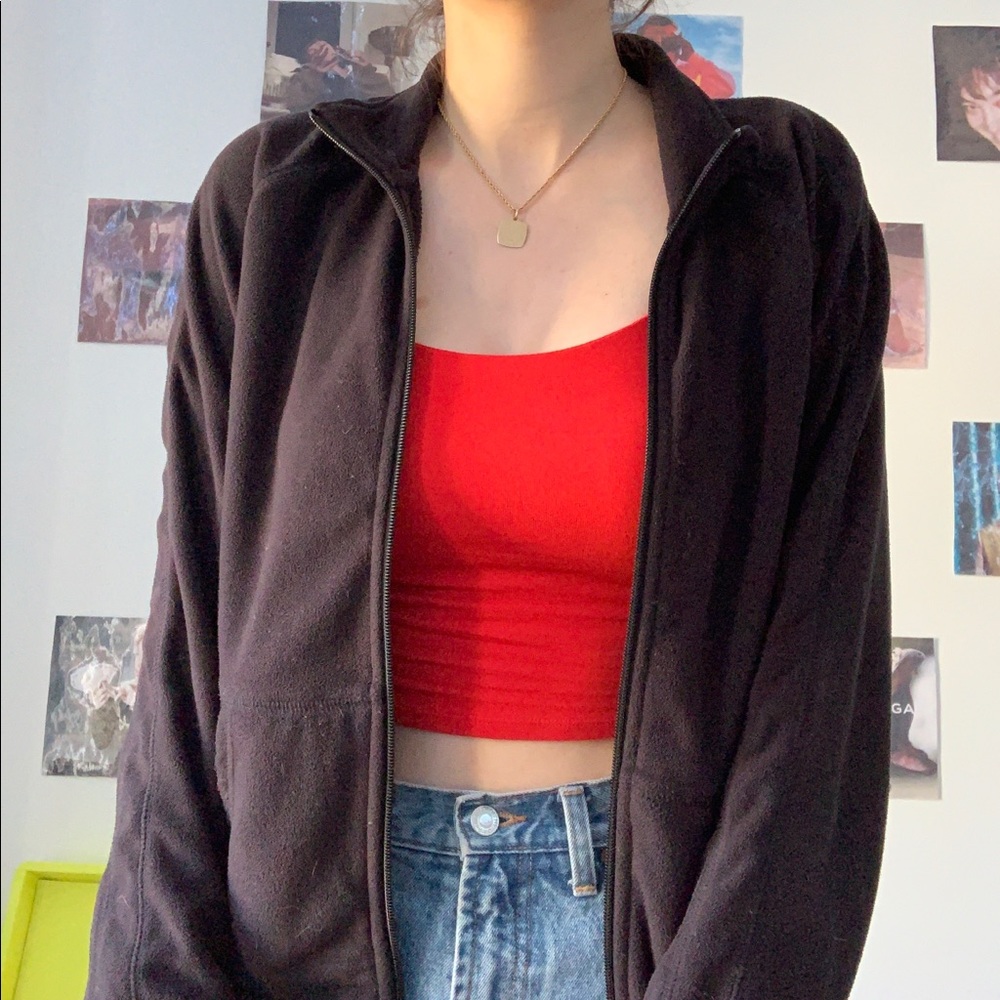 Black Roots Zip Up - Picture 3 of 5